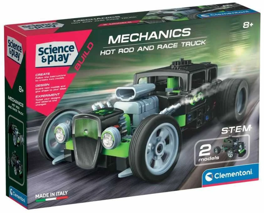 Clementoni konstruktorius "HOT ROD AND RACE TRUCK"