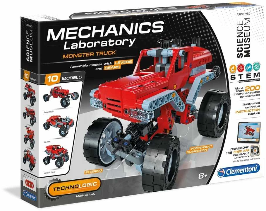 Clementoni konstruktorius "Mechanical Labs - Monster Trucks"