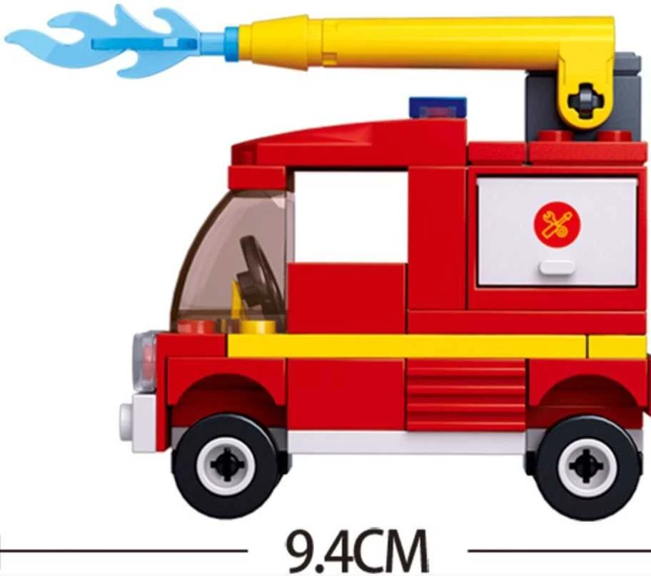 Konstruktorius SLUBAN Gaisrinės automobilis 0622C