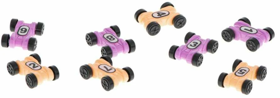 Huabiao Toys Krentančių mašinėlių rinkinys 5 aukštai, 8 mašinėlės