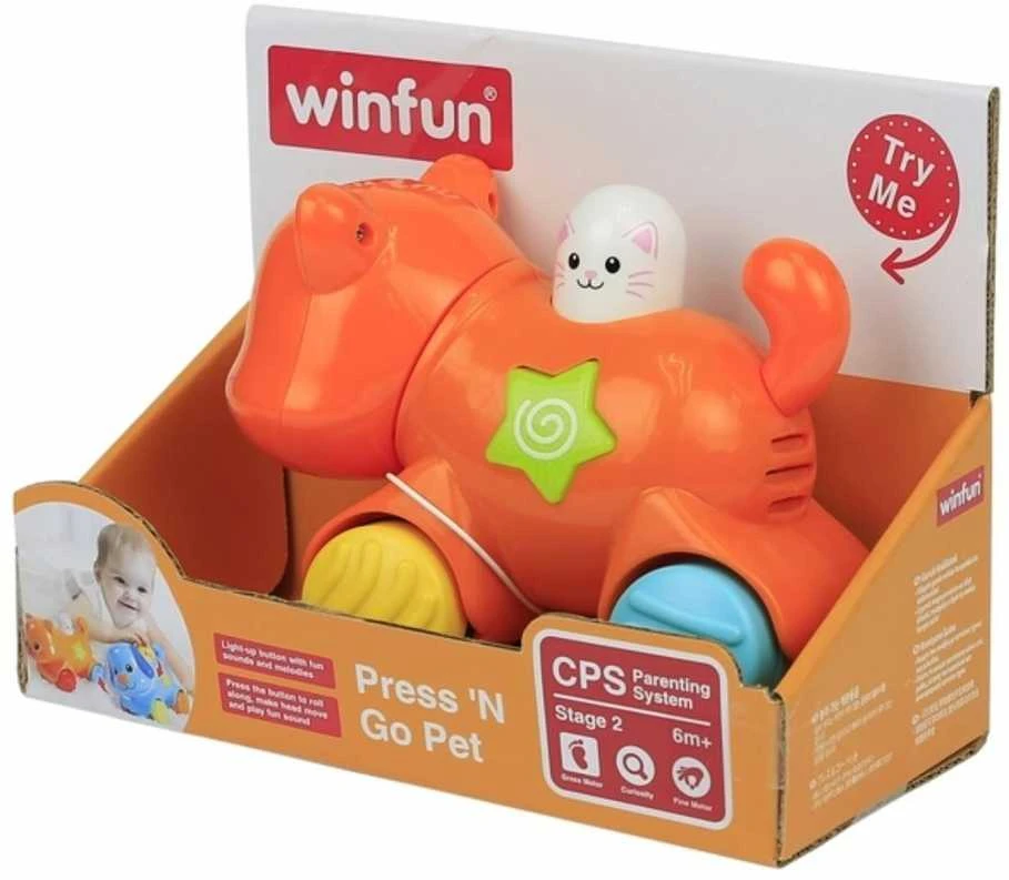 Interaktyvus žaislas Smily Play Press N Go Kitten