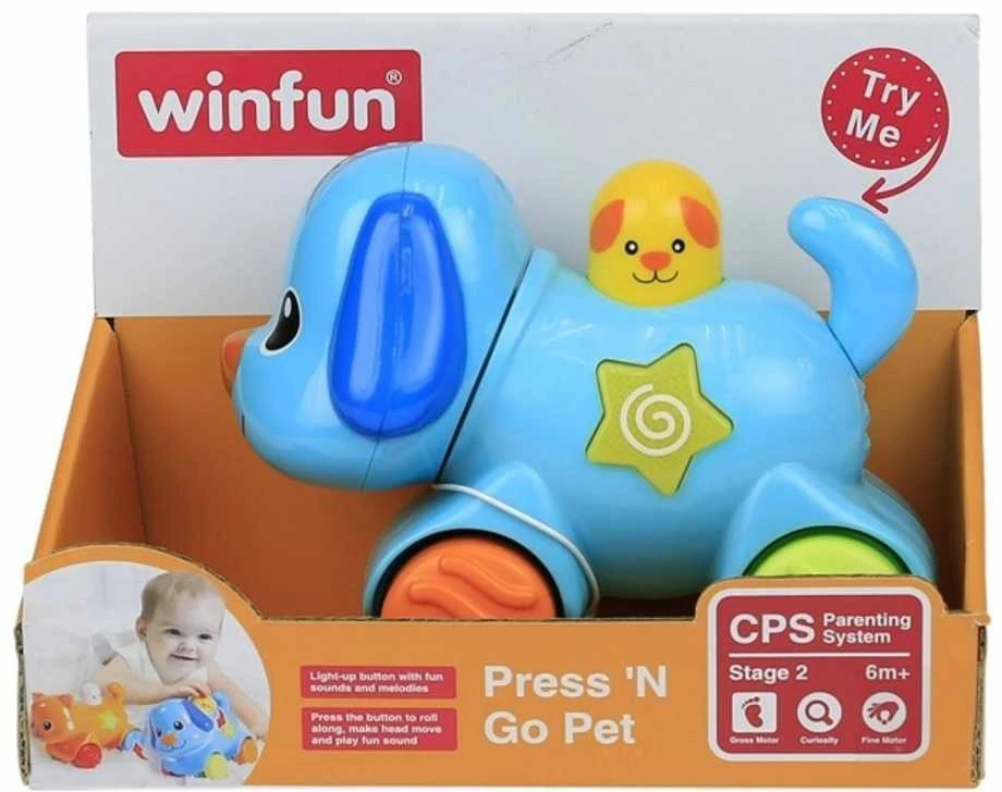 Smily Žaislas su šviesos efektais Winfun Šuniukas