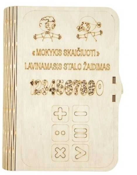 Lavinamasis stalo žaidimas - Mokomės skaičiuoti