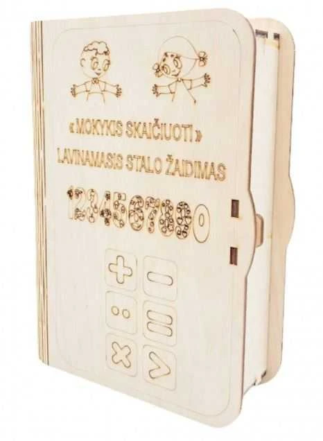 Lavinamasis stalo žaidimas - Mokomės skaičiuoti