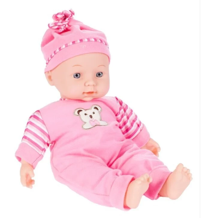 Malplay Lėlė kūdikis minkštu kūnu, 34 cm