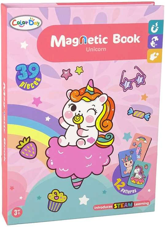 Lean Toys Magnetinė dėlionė „Vienaragis“