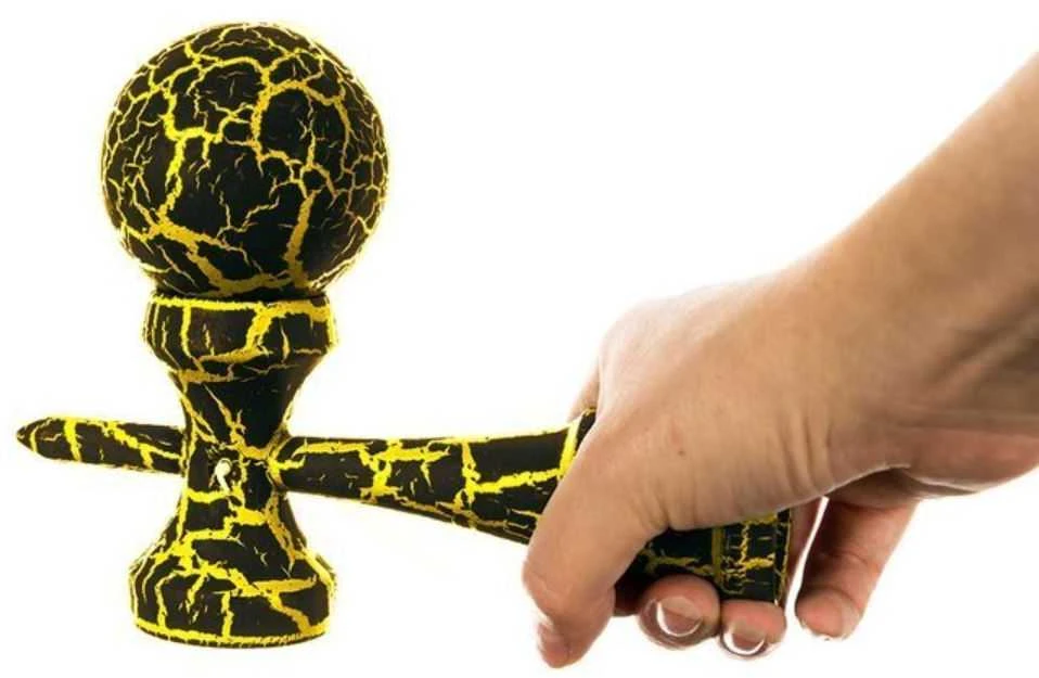 Iso Trade „KENDAMA“ Medinis įgūdžių žaidimas - Auksinis