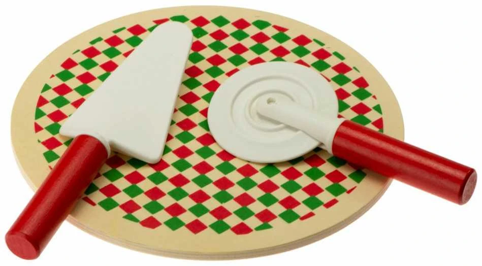 KIK Medinis žaidimų rinkinys Pizza su priedais