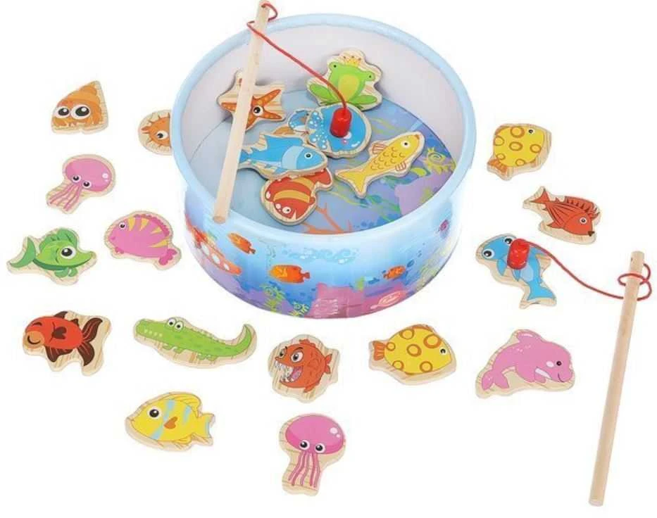 Kruzzel ISO TRADE Žaidimas „Žvejyba“ magnetinis, 22 vnt.