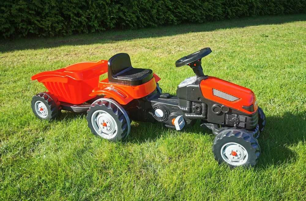 Pedalais minamas traktorius XXL su priekaba, Pilsan