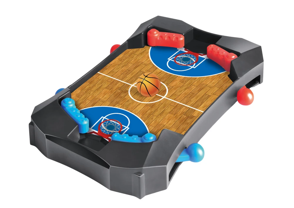 Lean Toys Basketball Mini krepšinio arkadinis žaidimas juodas