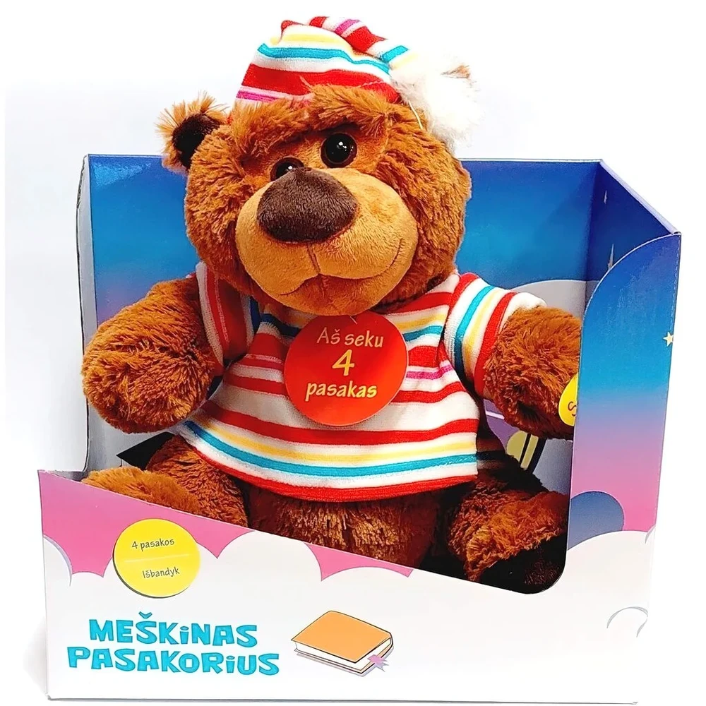 Meškinas Pasakorius (seka pasakas lietuvių kalba)