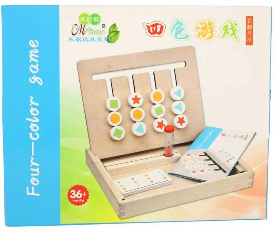 Montessori medinis loginis žaidimas spalvos