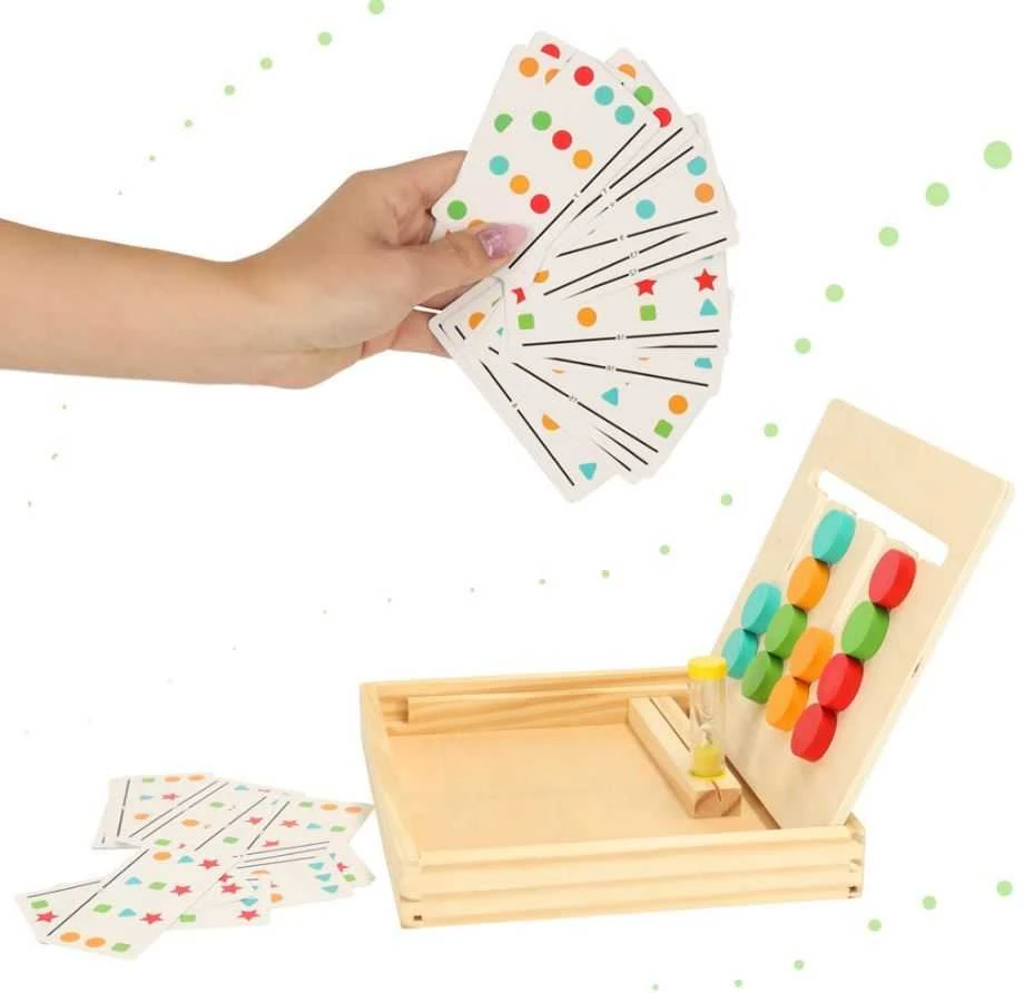 Montessori medinis loginis žaidimas spalvos