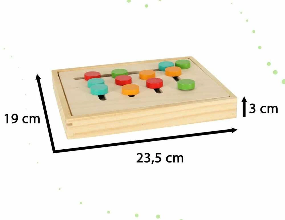 Montessori medinis loginis žaidimas spalvos