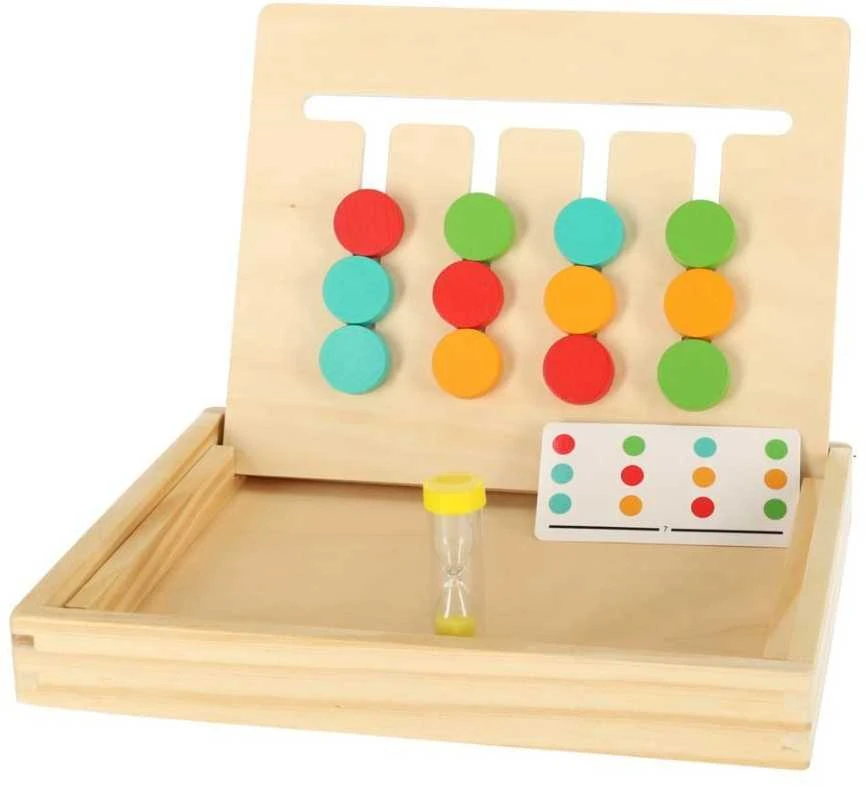 Montessori medinis loginis žaidimas spalvos