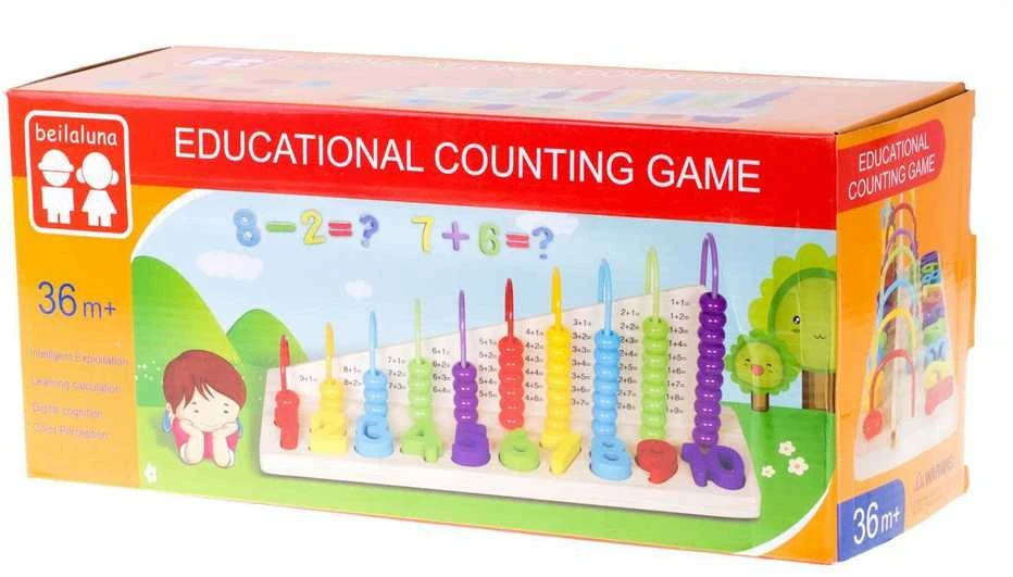 MONTESSORI Medinis rūšiavimo ir mokymosi skaičiuoti žaidimas