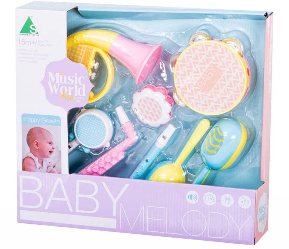 Ikonka Muzikos instrumentai trimitas tamburinas fleita