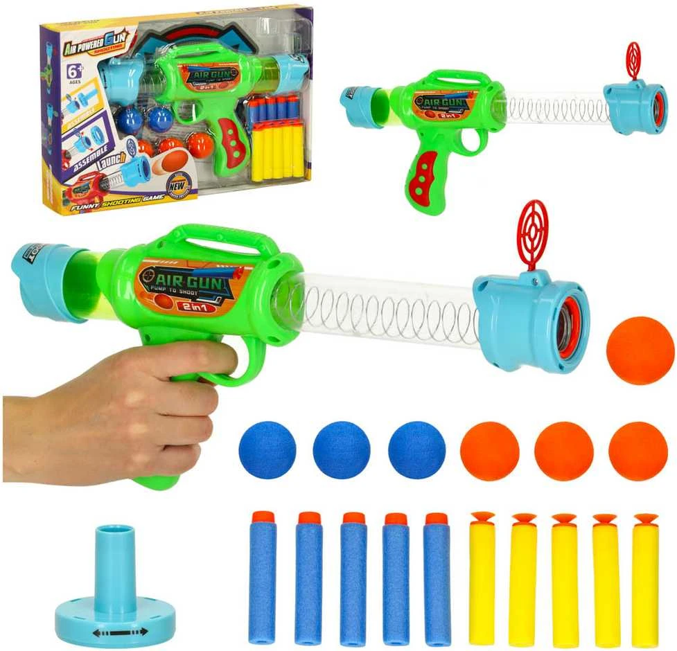 Nerf šovinių pistoletas 2in1