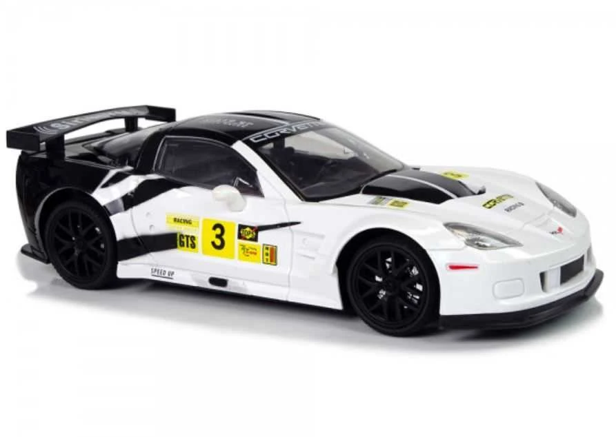Nuotoliniu būdu valdomas sportinis automobilis Corvette C6.R (baltas)