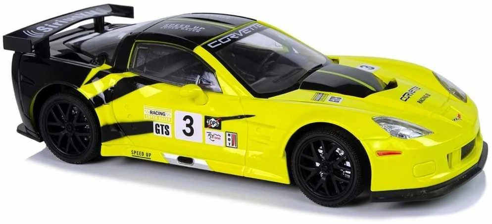 Nuotoliniu būdu valdomas sportinis automobilis Corvette C6.R (geltonas)