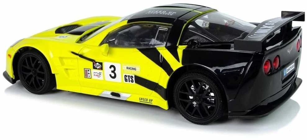 Nuotoliniu būdu valdomas sportinis automobilis Corvette C6.R (geltonas)