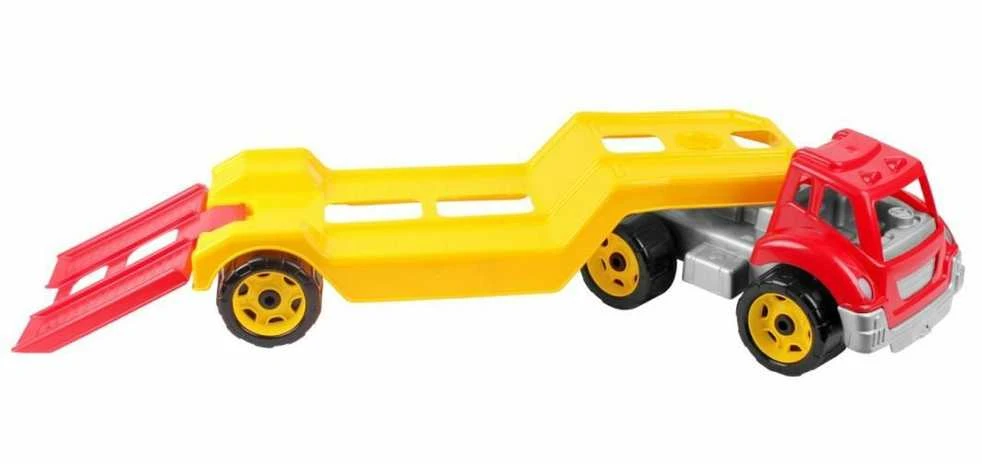 Technok Plastikinis tralas - autovežis 79 cm (oranžinis)