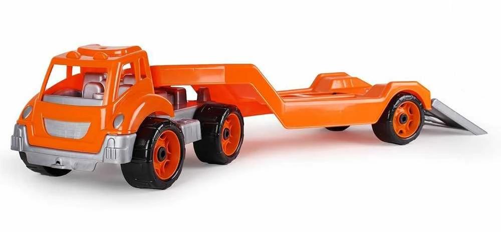 Technok Plastikinis tralas - autovežis 79 cm (oranžinis)