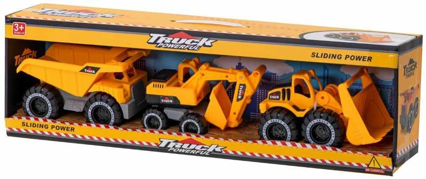 Plastikinių statybos technikos mašinų rinkinys