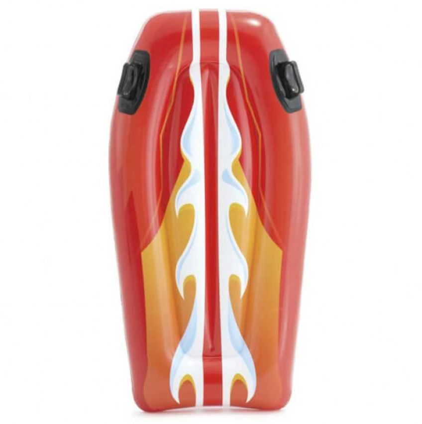 Intex Inflatable Swimming Board Joy Riders Raudona/Baltas , Geltona/Baltas, Age 6+, 112 x 62 cm