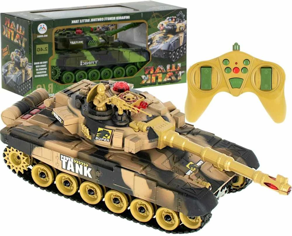 Rastar Tankas valdomas pulteliu RC Big War Tank