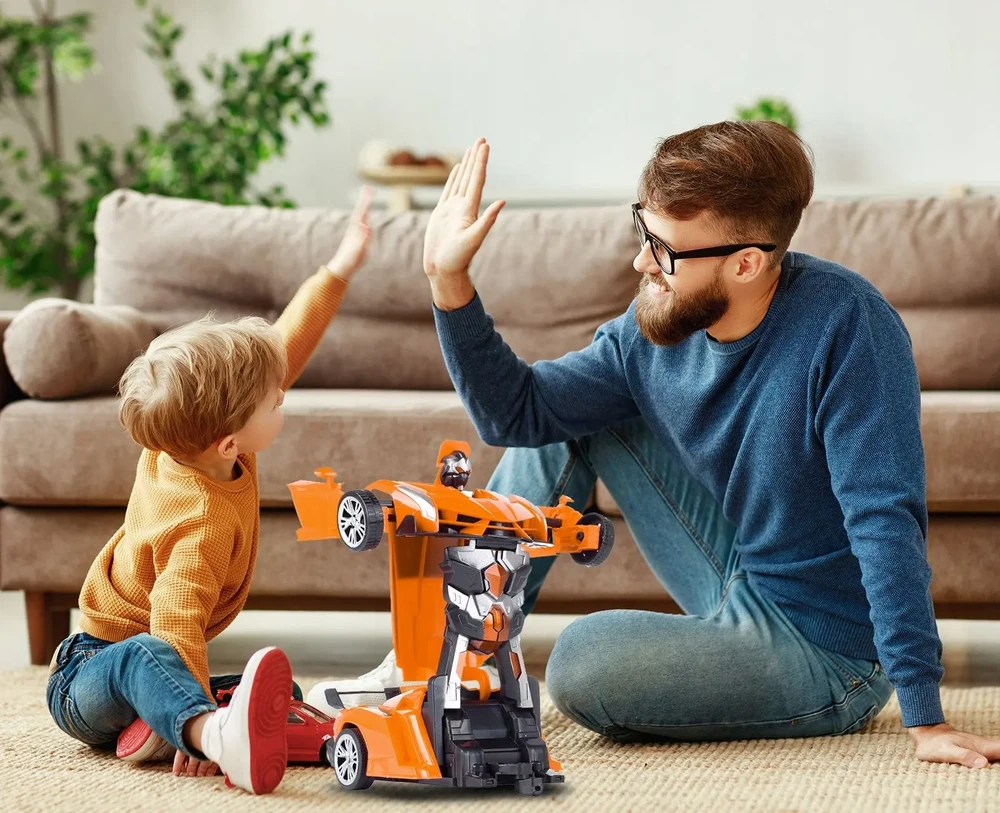 Malplay Mašina transformeris su valdymo pultu