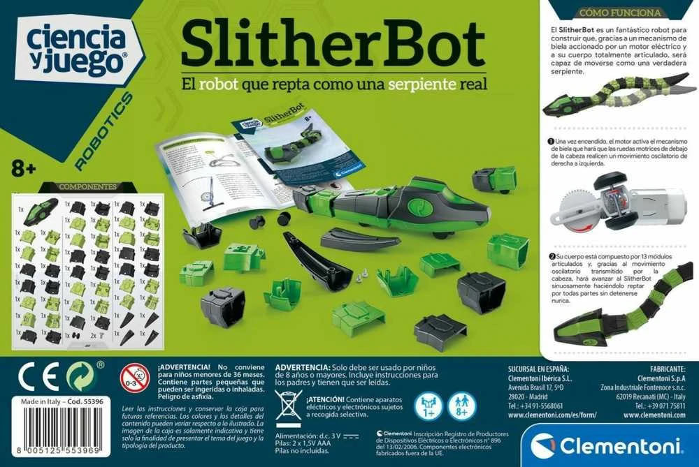 Clementoni Robotas Konstruktorius "SlitherBot"