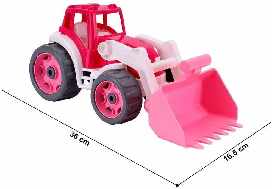 Technok Rožinis traktorius su krautuvu - 8195