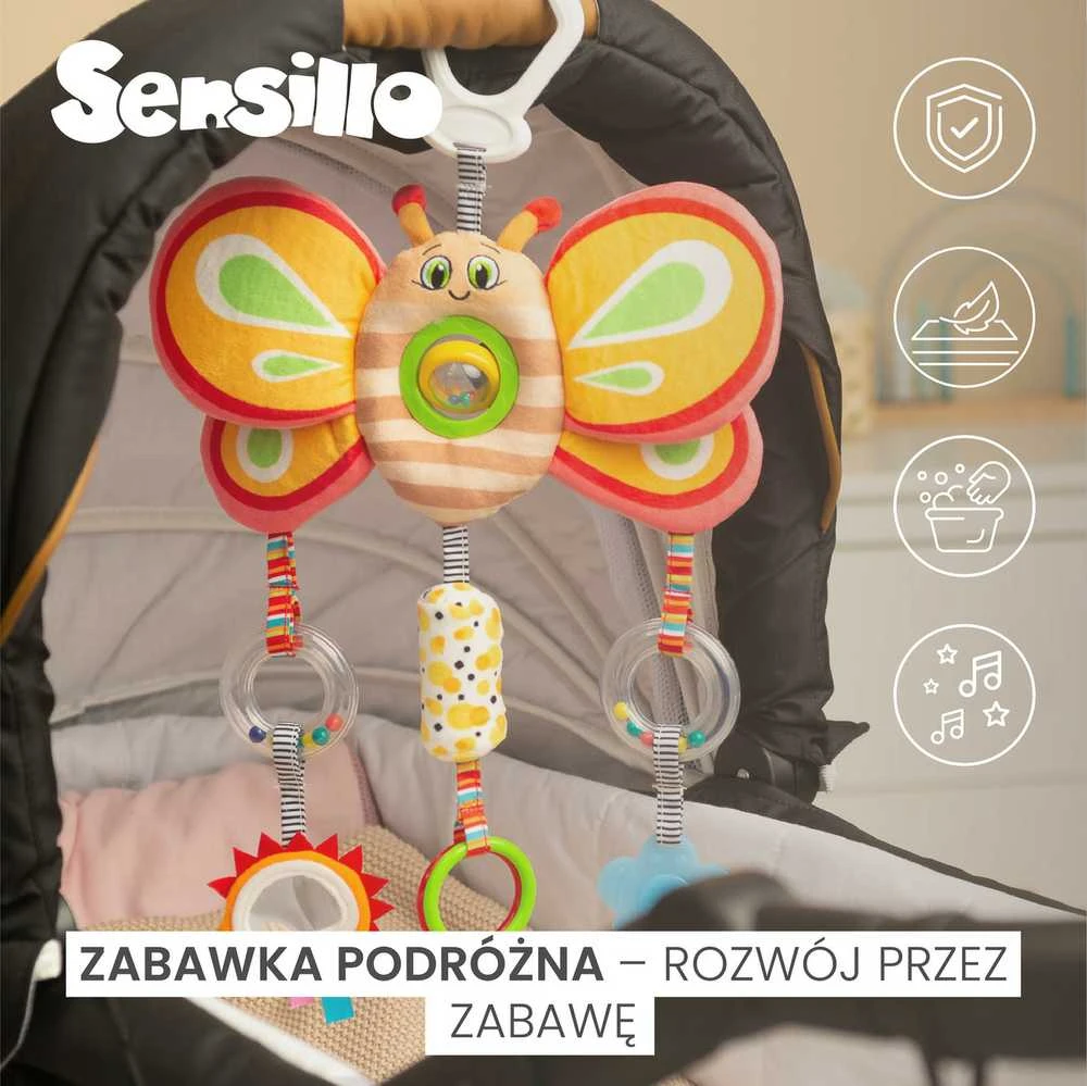 Sensillo SPALVINGAS KELIONINIS ŽAISLAS PAUKŠTIS