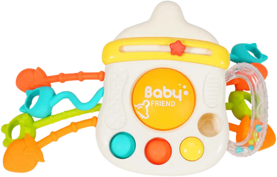 Lean Toys Sensorinis žaislas kūdikiams 3in1