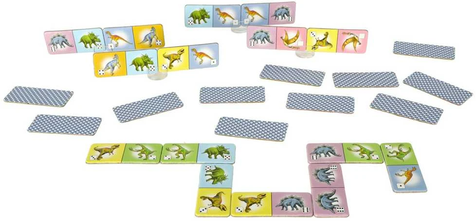 ALEXANDER dinozaurų domino edukacinis žaidimas 4+