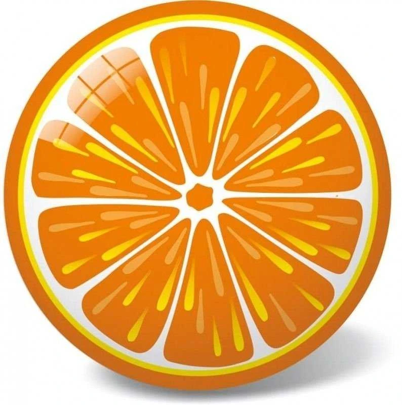 None STAR Kamuolys Apelsinas 23 cm