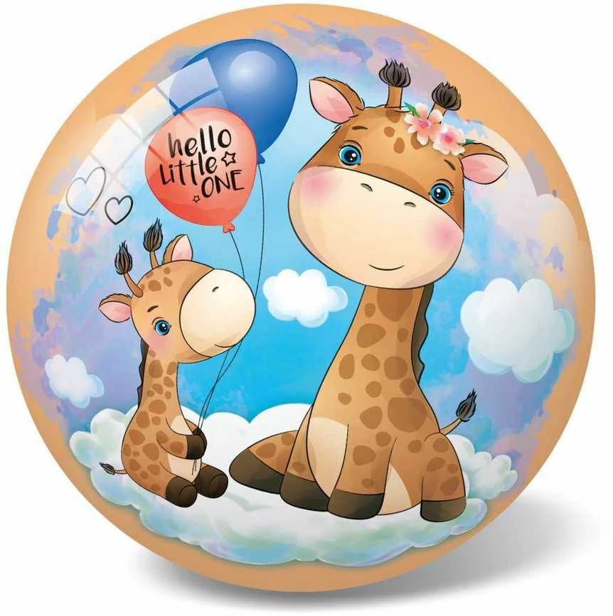 Hero STAR kamuolys Giraffe Elephant Panda 23 cm