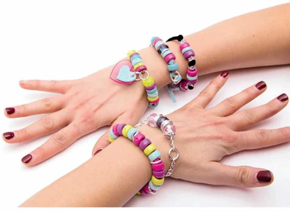 CLEMENTONI CRAZY CHIC apyrankių su žiedeliais rinkinys MULTICOLOR, 15180