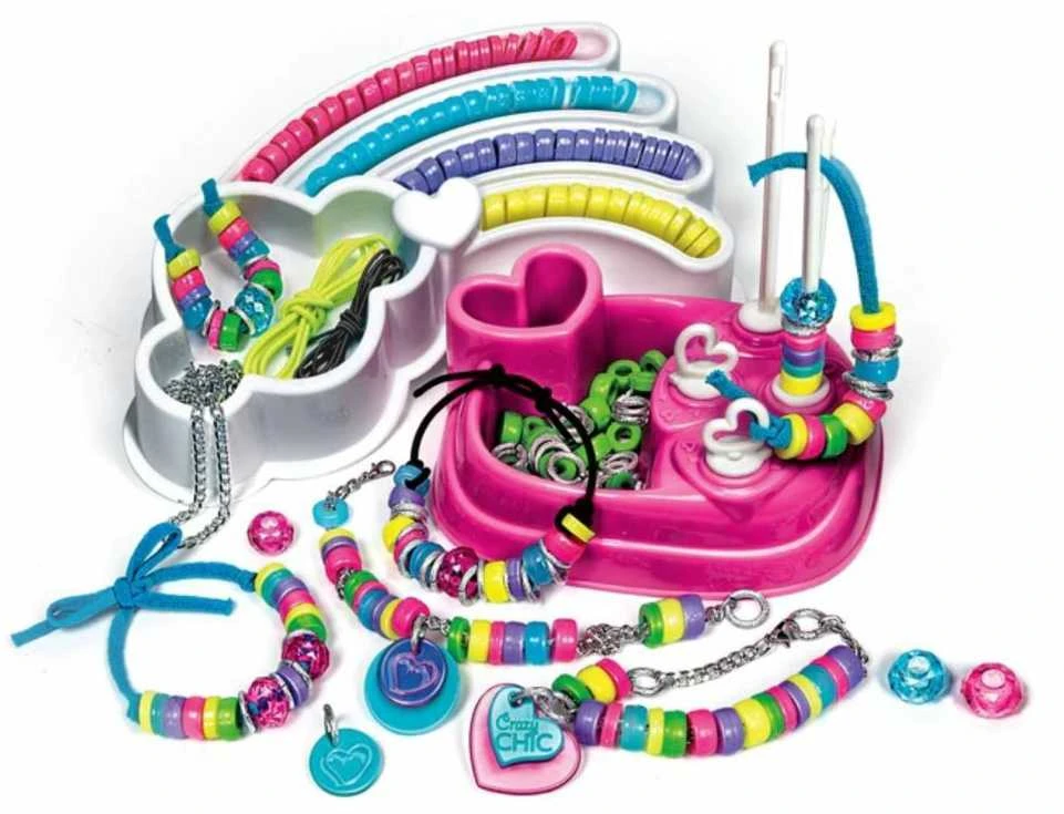 CLEMENTONI CRAZY CHIC apyrankių su žiedeliais rinkinys MULTICOLOR, 15180