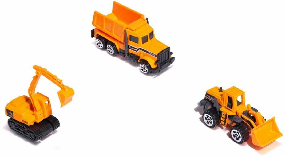 Ikonka Statybinės technikos automobilių komplektas 6 vnt