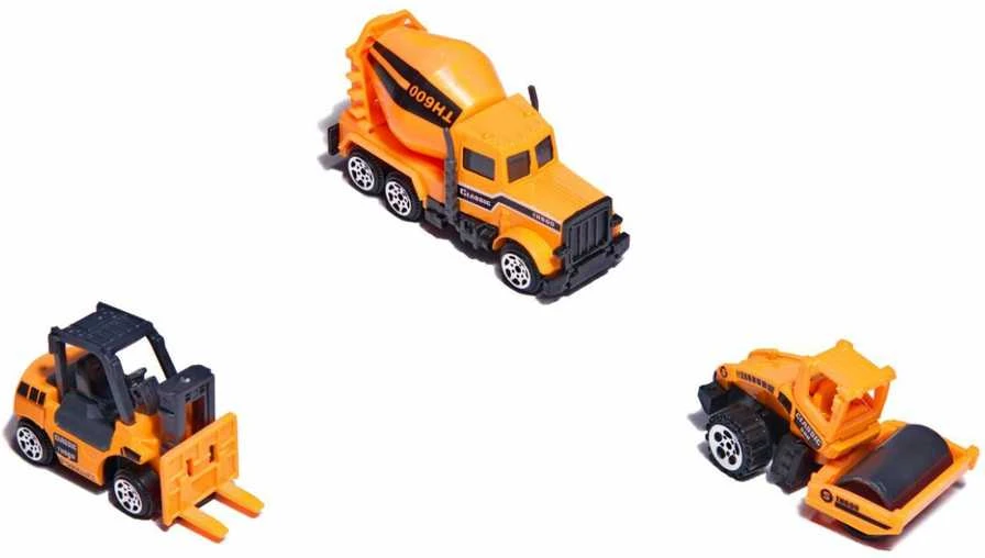 Ikonka Statybinės technikos automobilių komplektas 6 vnt