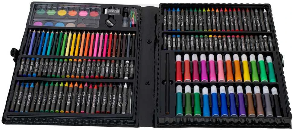 Piešimo rinkinys Super Mega Art Set 168vnt Maaleo