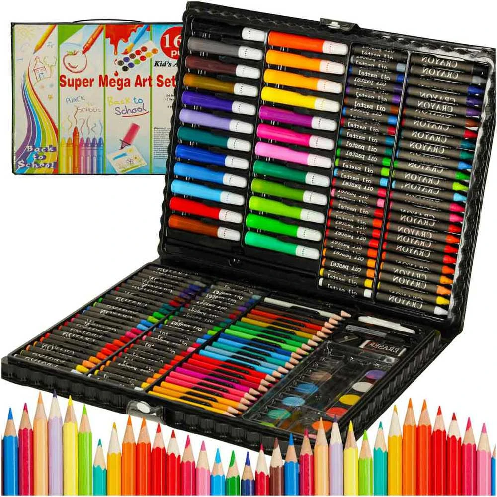 Piešimo rinkinys Super Mega Art Set 168vnt Maaleo