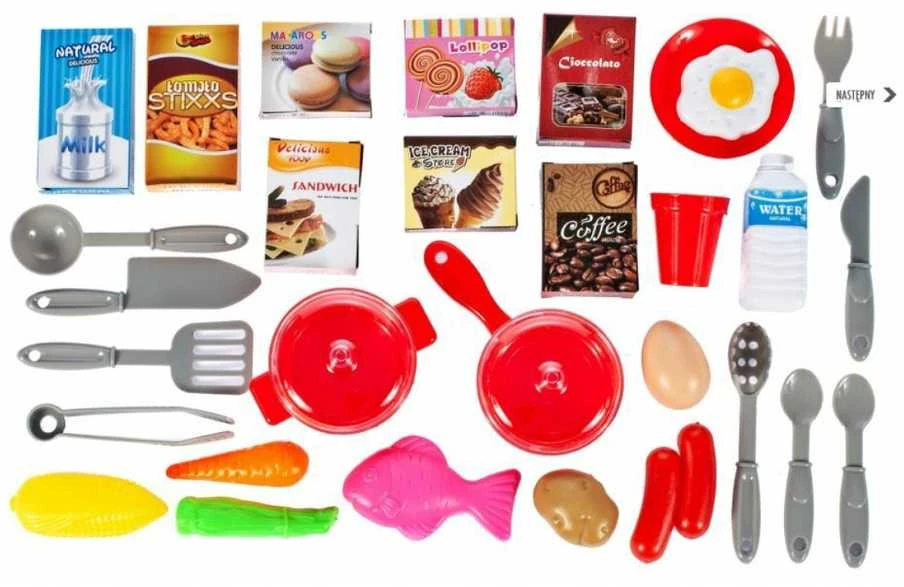Vaikiškas virtuvėlės rinkinys "Talented Chef" 58 pcs