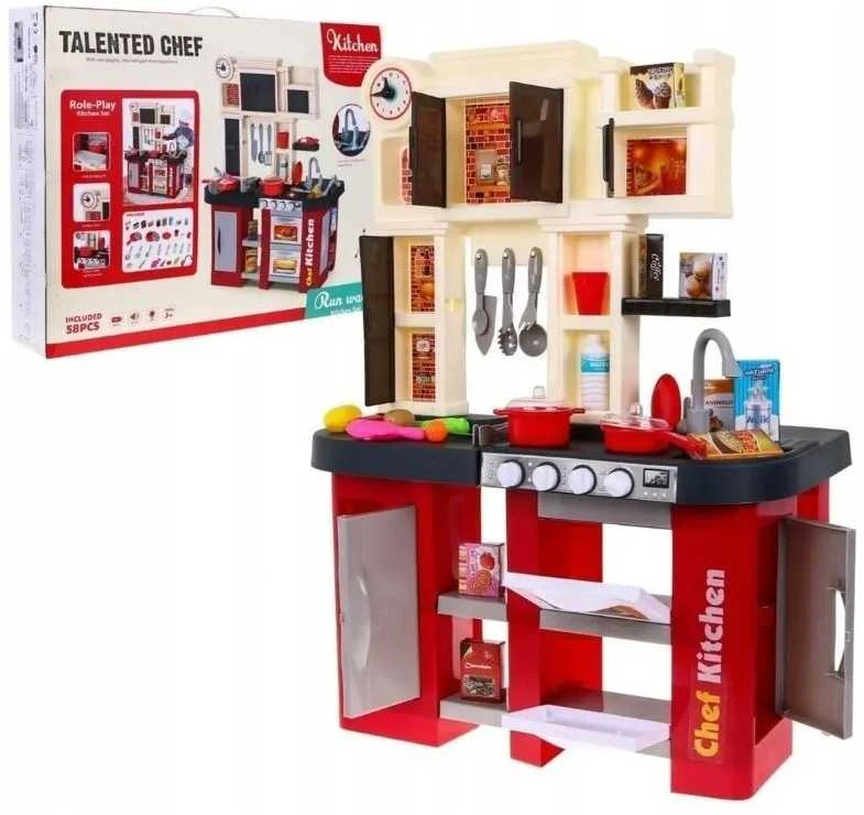 Vaikiškas virtuvėlės rinkinys "Talented Chef" 58 pcs