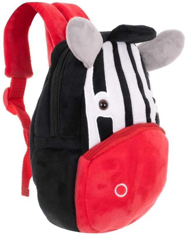 Vaikiška minkšta kuprinė zebras