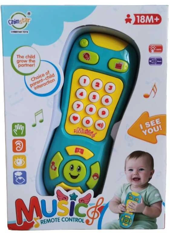 Vaikiškas muzikinis tv pultelis