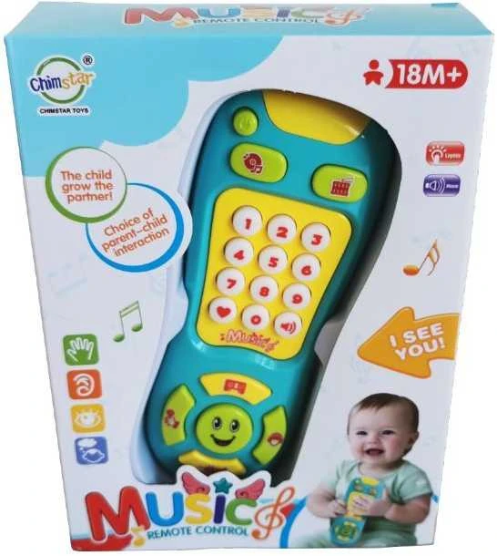 Vaikiškas muzikinis tv pultelis